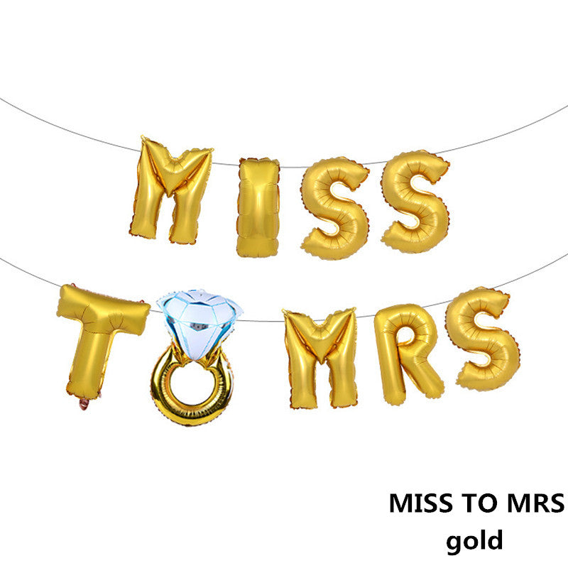 Miss to Mrs  Balloon Set
