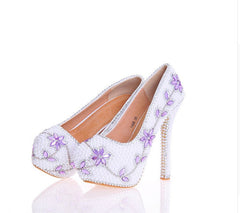 Model # 2318 Lavender Daisy Ultra Heels
