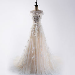 The Corina :: 3D Floral A-Line Luxury Wedding Dress