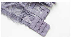 The Ada :: Lace Bra & Boy Short Panties Set :: Boudoir Collection