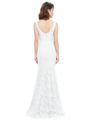 The Beatrice - Lace Mermaid Wedding Dress :: Available Up to Size 16