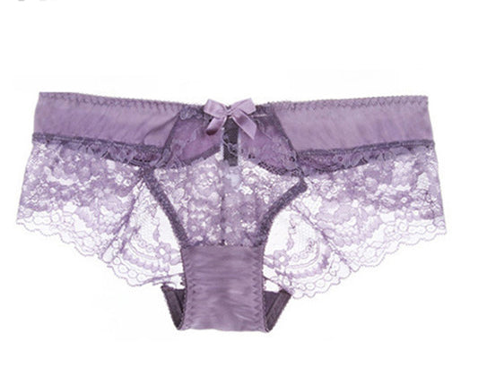 The Chianna :: Bows & Lace Wide Strap Bra Panties Set :: Boudoir Collection