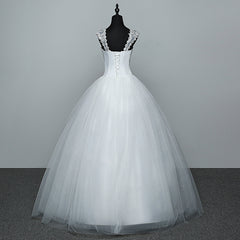 The Daisy :: Hand Beaded Glimmering Tulle Ball Gown Style Wedding Dress