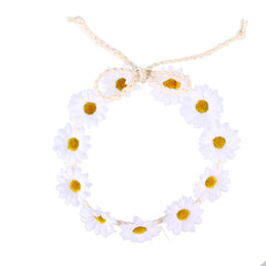 Daisy Flower Crown Hair Wreath - Available in 3 Colors!
