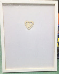 Framed Hearts 3D Standing Guest Book - Avail in 40 Colors - Free Customizing