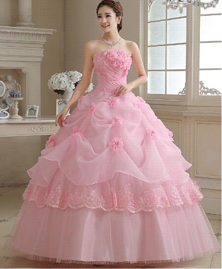 The Luciana: Beads & Floral Appliques Sleeveless Organza Quinceanera Gown