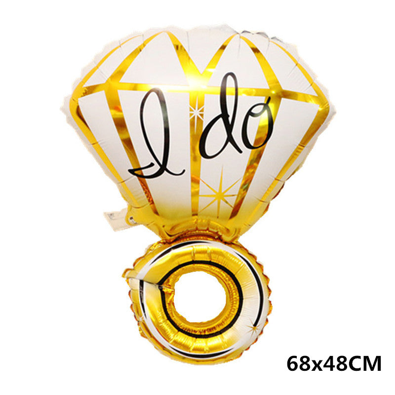 Big Diamond Engagement Ring Balloon - Available in 2 Colors