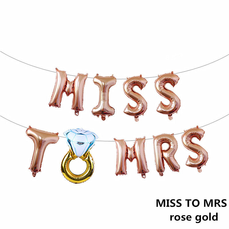 Miss to Mrs  Balloon Set