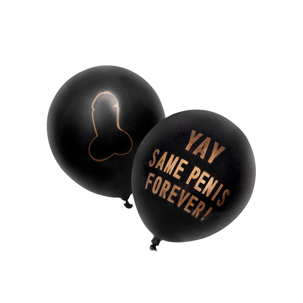 Yay! Same Penis Forever & Gold Penis Balloon or Set