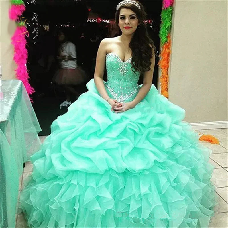The Sophia :: Beaded Bodice Quinceanera Ball Gown