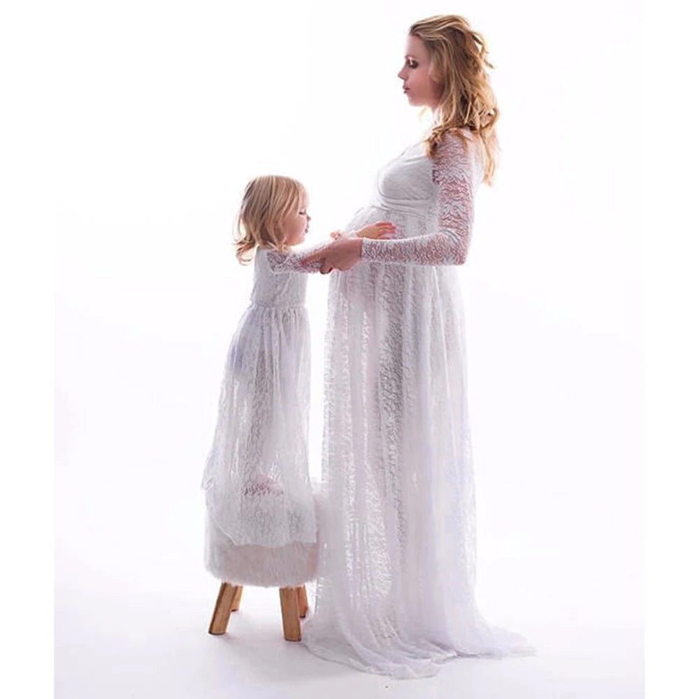 Style 2312 - Maternity Collection - Lace Long Sleeve Sheath Style Wedding Dress