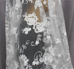 The Viola – Antique Lace Bridal Veil