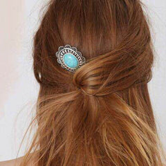 Boho Turquoise Hair Pin