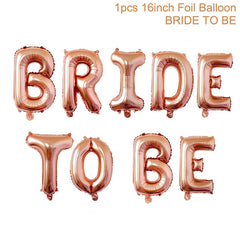 Bachelorette & Hen Party Decoration Team Bride Tattoo and Groom Veil Bride To Be Balloons