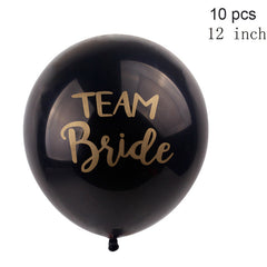 Bachelorette & Hen Party Decoration Team Bride Tattoo and Groom Veil Bride To Be Balloons