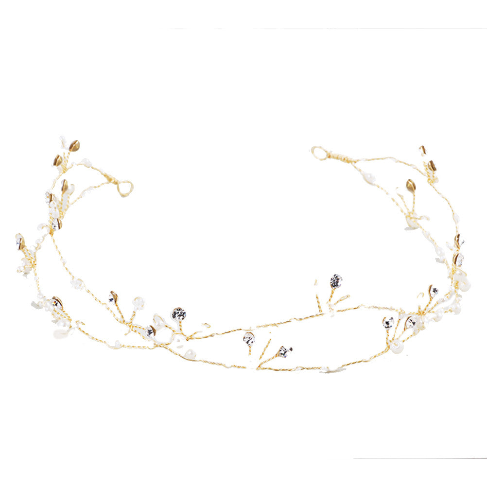 Elegant Handcrafted Crystal Bridal Headband