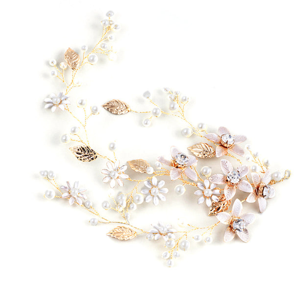 Exquisite Handcrafted Luxury Crystal & Pearl Bridal Headband