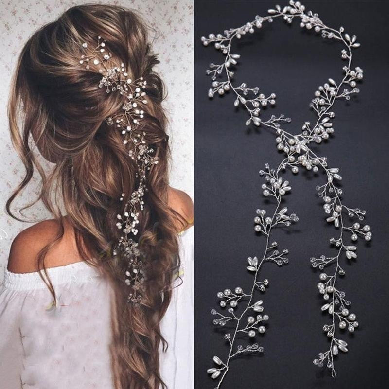 Handcrafted Crystal Bridal Wedding Hair Vine