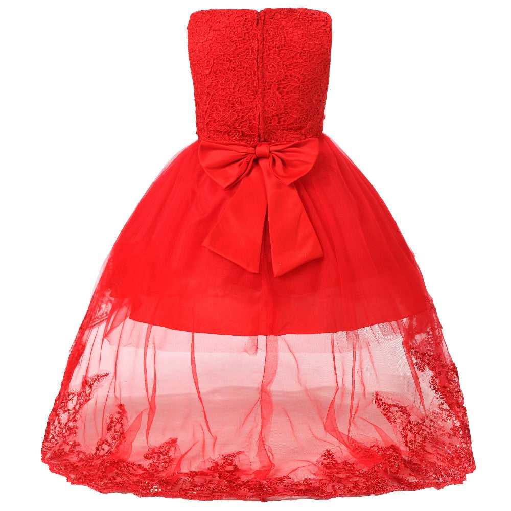 Princess Lace & Tulle Cinderella Style Flower Girl Dress - Available in 3 Colors!
